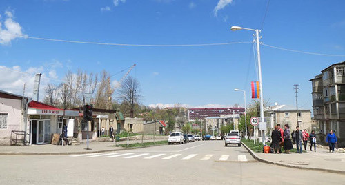 Перекресток в Шуши, Нагорный Карабах. Фото Алвард Григорян для "Кавказского узла"