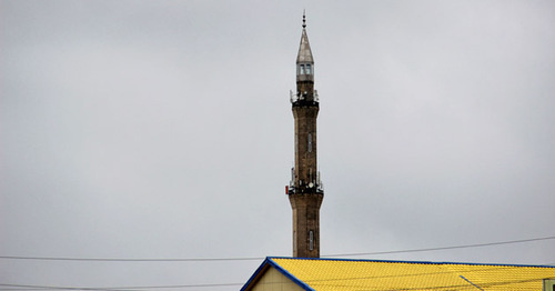 Минарет мечети. Фото Магомеда Магомедова для "Кавказского узла"
