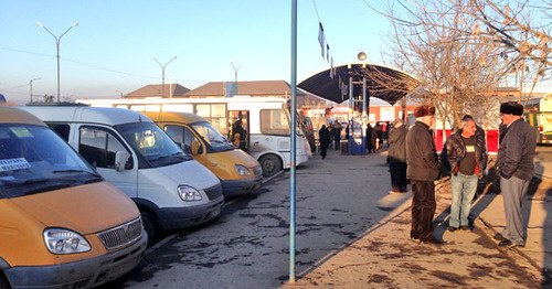 Городской автовокзал в Назрани. Ингушетия. Фото Магомеда Магомедова для "Кавказского узла" 