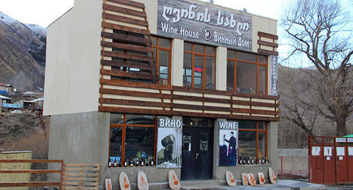 Магазин грузинских вин. Фото Магомеда Магомедова для "Кавказского узла"