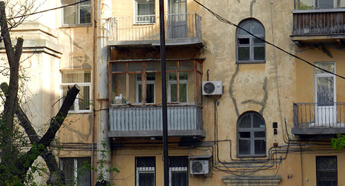 Старый дом на улице Мира в Волгограде. Фото Татьяны Филимоновой для "Кавказского узла"