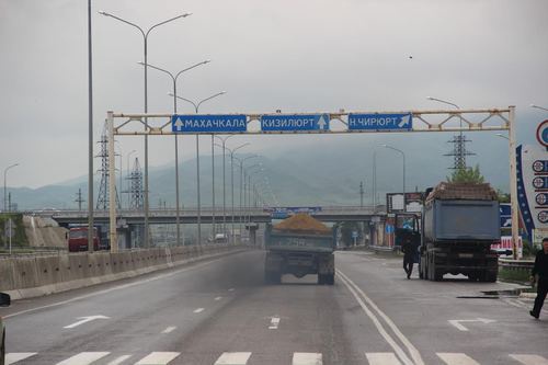 Трасса М29. Дагестан. Фото магомеда Магомедова для "Кавказского узла"