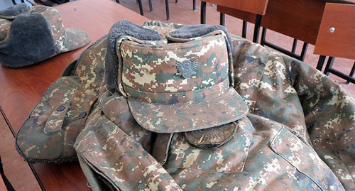Форма Армии обороны Нагорного Карабаха. Фото Алвард Григорян для "Кавказского узла".