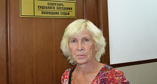 Людмила Савельева в суде Адлера. Фото Светланы Кравченко