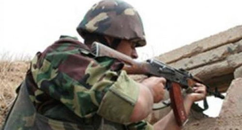 Солдат на передовой позиции. Фото: http://www.gapp.az/news/235076