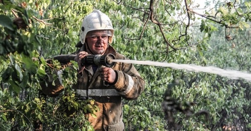 Пожарные сегодня ликвидируют отдельные очаги возгорания в Серафимовичском районе. Волгоградская область, 27 сентября 2015 г. Фото: http://34.mchs.gov.ru/pressroom/news/item/3110298/