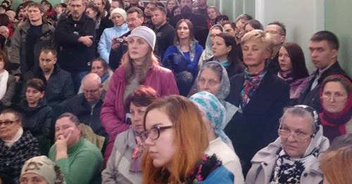 Участники публичных слушаний. Волгоград, 11 ноября 2015 г. Фото Татьяны Филимоновой для "Кавказского узла"