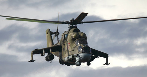 Вертолет Ми-24П. Фото: Igor Dvurekov https://ru.wikipedia.org