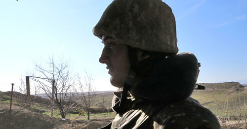На передовой Армии обороны Нагорного Карабаха. 27 декабря 2015 г. Фото Алвард Григорян для "Кавказского узла"