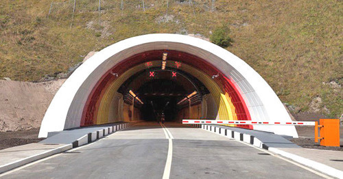 Транскавказская автомагистраль. Рокский тоннель. Фото: Росавтодор http://rosavtodor.ru/