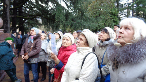 Пенсионеры на митинге в Сочи. 15 января 2016 год. Фото Светланы Кравченко для "Кавказского узла"