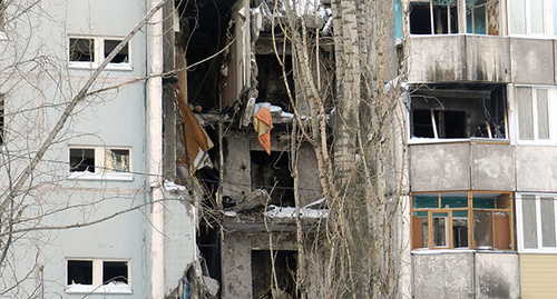 Разрушенный дом в Волгограде. Январь 2016 г. Фото Татьяны Филимоновой для "Кавказского узла"