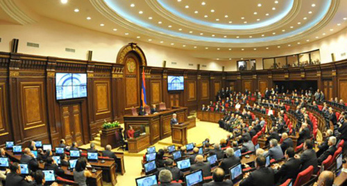 Заседание парламента Армении. Фото: www.prezident.am
