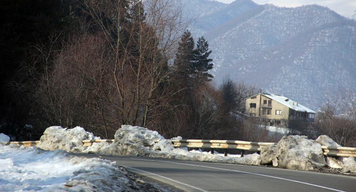 Военно-грузинская дорога. Фото Магомеда Магомедова для "Кавказского узла"