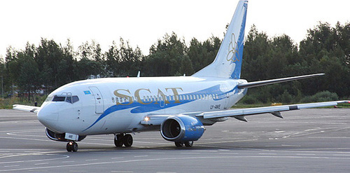 Самолёт авиакомпании SCAT. Фото: http://about-planes.ru/2011/04/scat-2/
