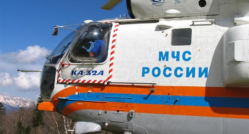 Вертолёт МЧС. Фото Риммы Перминовой ГУ МЧС по Краснодарскому Краю