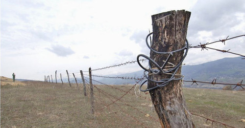 Граница Южной Осетии и Грузии. Фото http://georgia-news.org/