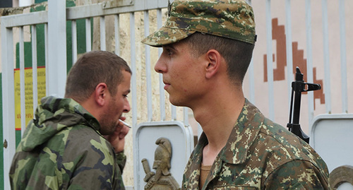 Солдаты армии Нагорного Карабаха. Фото Алвард Григорян для "Кавказского узла"