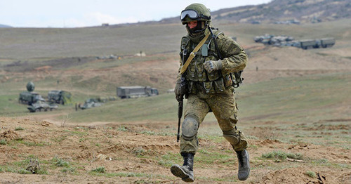 Тренировка разведчиков Южного военного округа. Фото: Саид Царнаев http://sputnik-ossetia.ru/