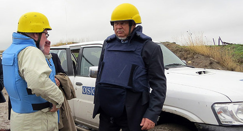 Посредники миссии ОБСЕ в Нагорном Карабахе. 27 октября 2015 г. Фото Алвард Григорян для "Кавказского узла"