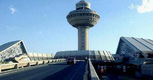 Здание аэропорта "Звартноц". Ереван. Фото пользователя erebuni http://wikimapia.org/