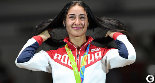 Яна Егорян. Фото:  http://www.sport-express.ru/olympics/rio2016/fencing/photoreports/yana-egoryan-chempionka-sportsmenka-krasavica-1030910/