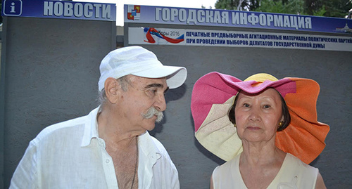 Клара Дончи-оол с супругом. Фото Светланы Кравченко для "Кавказского узла"