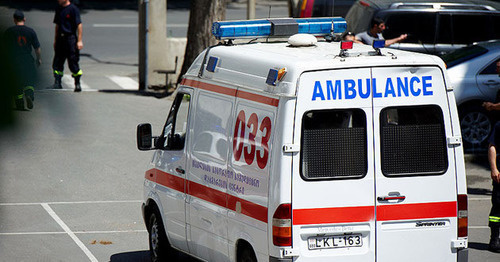 Машина скорой помощи на улицах Тбилиси. Фото: Newsgeorgia, Александр Имедашвили