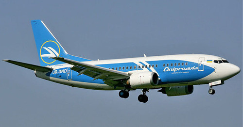 Самолет авиакомпании "ДнепрАвиа". Фото: Dmitriy Pichugin https://ru.wikipedia.org