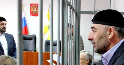 Имам Кисловодска Курман-Али Байчоров во время заседания суда. Сентябрь 2014 г. Фото Магомеда Магомедова для "Кавказского узла"