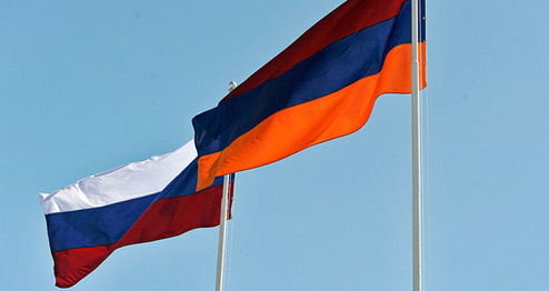 Флаги Армении и России. Фото: Sputnik/Асатур Есаянц