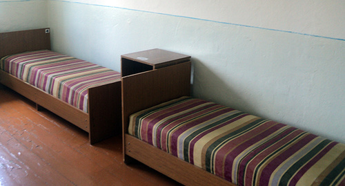 Спальня в спальном корпусе интерната в Заюково. Фото Людмилы Маратовой для "Кавказского узла"