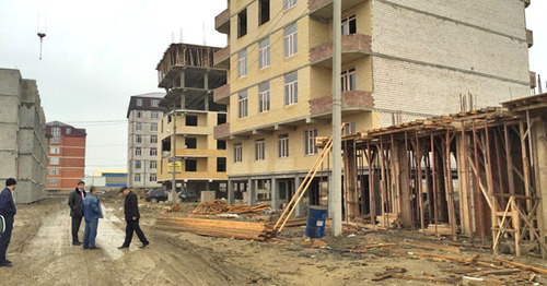 Строительство многоэтажных домов в Махачкале. Фото http://www.riadagestan.ru/