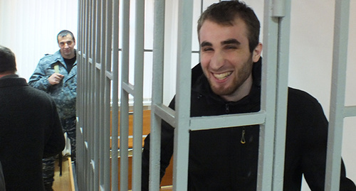 Жалауди Гериев в зале суда. Фото корреспондента "Кавказского узла"