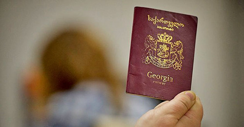 Грузинский паспорт. Фото: Sputnik/Александр Имедашвили