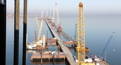 Строительство керченского моста. Фото http://kerch-most.ru/xod-rabot-yanvar-2017-foto-video-obnovlyaetsya.html