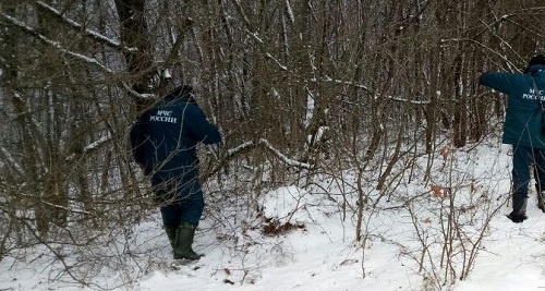 Поиски пропавшего ребенка в Белореченском районе Краснодарского края. 22 января 2017 года. Фото: http://23.mchs.gov.ru/