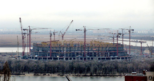 Строительство "Ростов-Арены". Фото: Dmitry89 https://ru.wikipedia.org