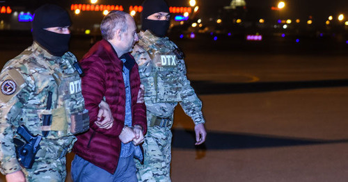 Александр Лапшин доставлен в Азербайджан. Баку, 7 февраля 2017 г. Фото Азиза Каримова для "Кавказского узла"