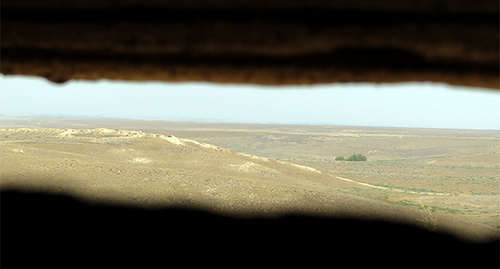 На линии соприкосновения в Нагорном Карабахе. Фото Алвард Григорян для "Кавказского узла"