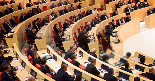 Заседание парламента Грузии. Фото https://m.sputnik-georgia.ru