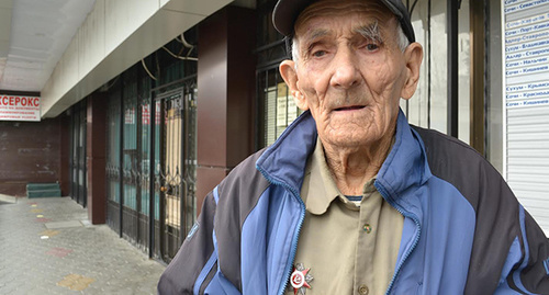 90-летний ветеран Великой Отечественной войны Геннадий Кук. Сочи, март 2017 года. Фото Светланы Кравченко для "Кавказского узла"