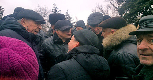 Митинг шахтеров в Гуково. Февраль 2016 г. Фото http://kprf-don.ru