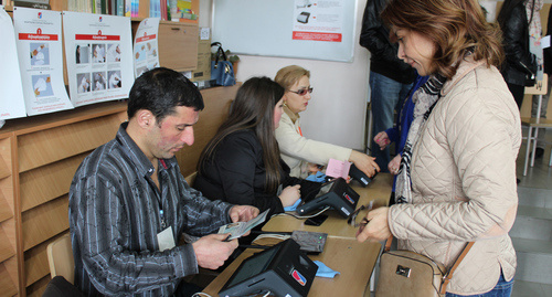 В Армении внедрены устройства для идентификации личности. Фото Тиграна Петросяна для "Кавказского узла"