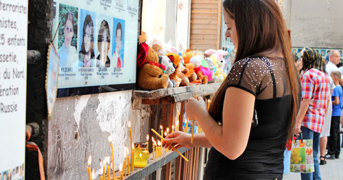 День памяти по погибшим в террористическом акте в сентябре 2004 года. Беслан, 3 сентября 2017 г. Фото Эммы Марзоевой для "Кавказского узла"