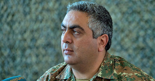 Пресс-секретарь министерства обороны Армении Арцрун Ованнисян. Фото: Sputnik/Асатур Есаянц
