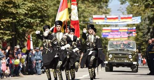 Военный парад в День независимости Южной Осетии. Фото: Sputnik/Ада Багиан
