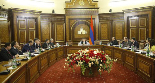 Заседание кабинета министров Армении. Фото http://www.gov.am/ru/