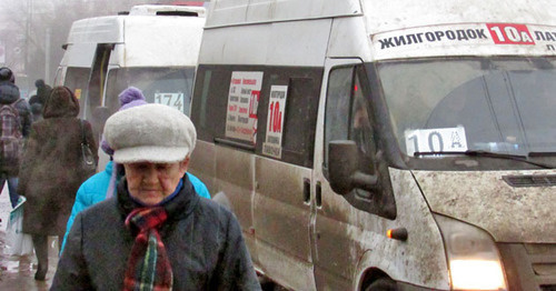 Маршрутное такси в Волгограде. 2 февраля 2015 г. Фото Вячеслава Ященко для