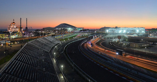 "Сочи Автодром", где проходят гонки российского этапа "Формулы-1". Фото: Пресс-служба "Сочи Автодром"